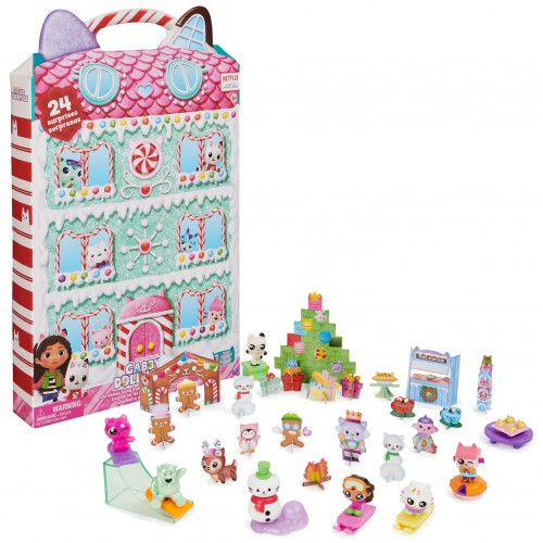  Spin Master Gabby's Dollhouse Christmas Kitty Cat Advent Calendar